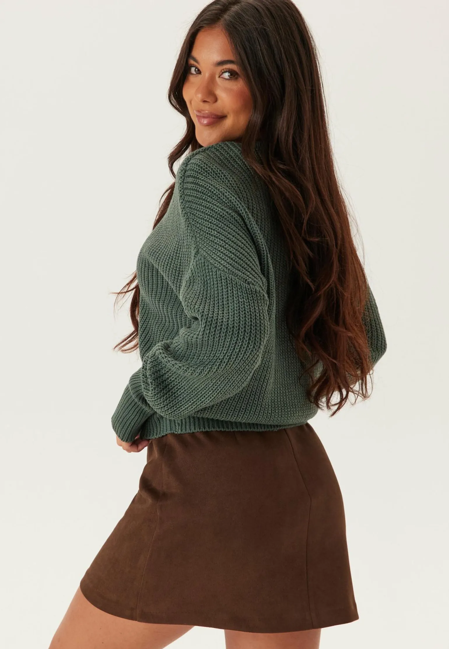 Vmlea LS V-Neck Cuff Cardigan