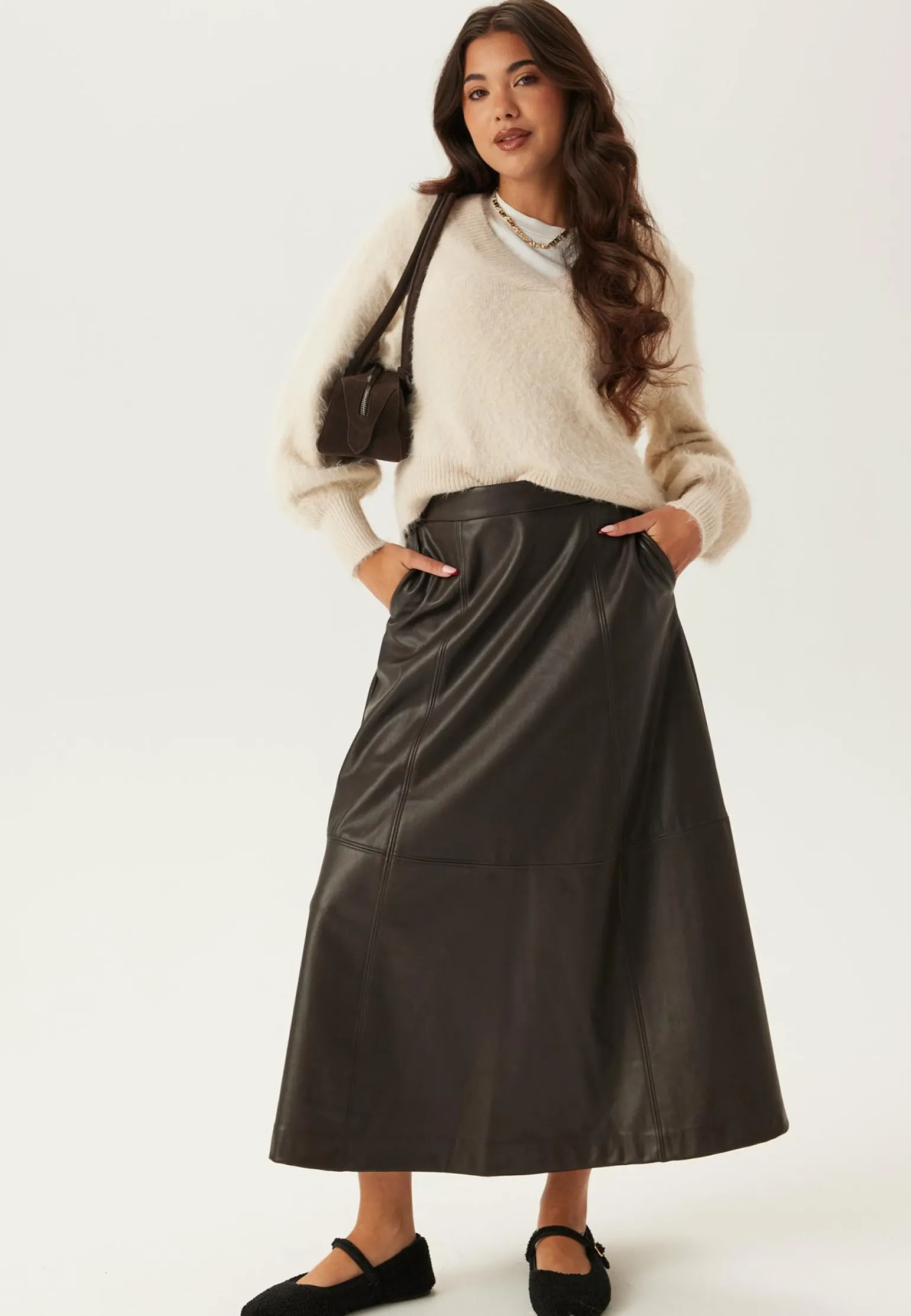 Vmpoilu Ls V-neck Pullover