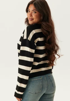 Vmsaba Full Needle Ls V-neck C