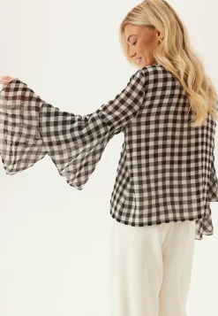 Vmsia Ls Flounce Top