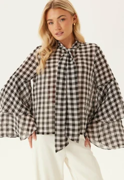 Vmsia Ls Flounce Top