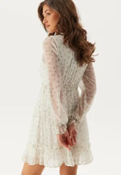 Vmsmilla LS frill short dress