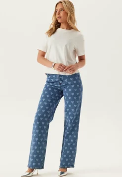 Vmtessa Hr Wide Jeans Print