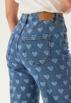Vmtessa Hr Wide Jeans Print