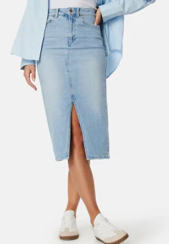 Vmveri High Rise calf denim skirt