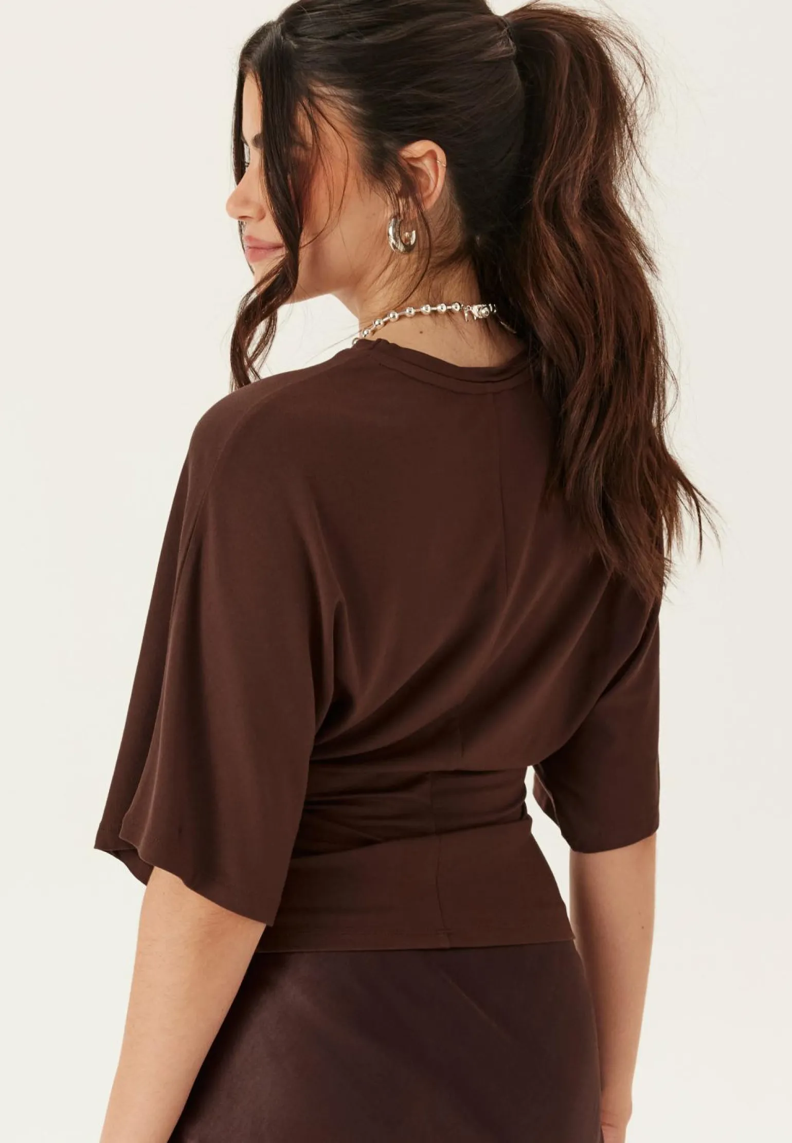 Wide Sleeve Fitted Tee