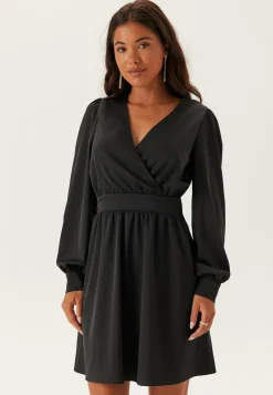 Wrap Satin Dress