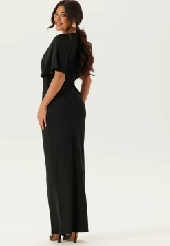 Wrap Slit Maxi Dress