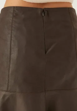 Yascolly Mw Naplon Leather Skirt
