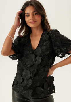 Yasflowering Ss V-neck Top