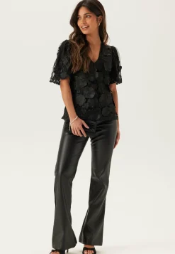Yasflowering Ss V-neck Top